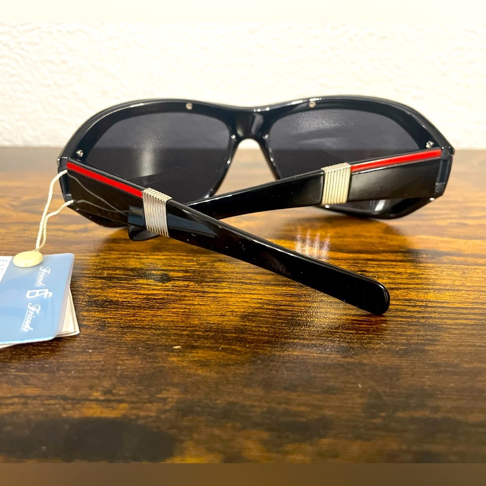 Black and red sunglasses new with tags